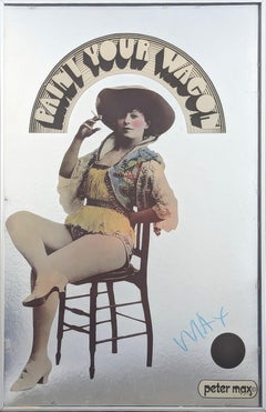 Litografía firmada sobre lámina Cartel de cine del western musical "Pinta tu vagón"