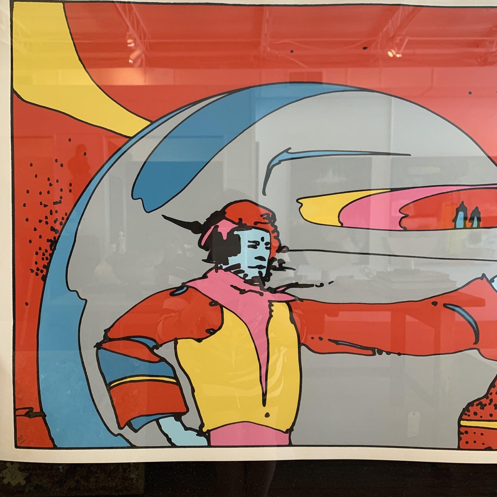 En algún lugar del espacio - Print Arte pop de Peter Max