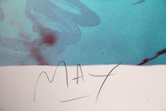 Spring Girl, Psychedelic Art Lithograph by Peter Max