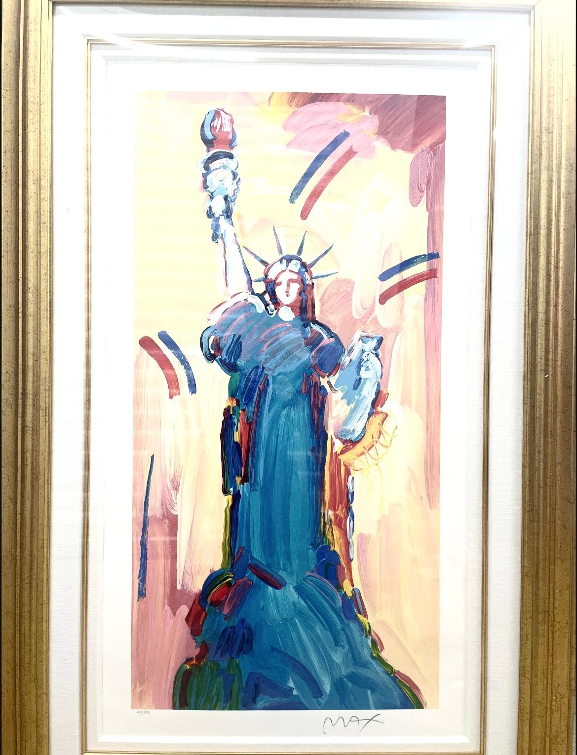 “statue of Liberty 2014” - Print by Peter Max