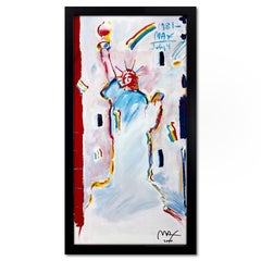 "Statue of Liberty II" Framed Hand Signed Offset Lithograph