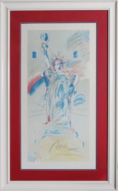 Statue de la Liberté, affiche pop art de Peter Max