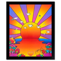 "Sunrise 2000" Framed Hand Signed Offset Lithograph