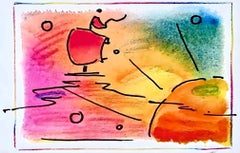 Sunset Sail, Peter Max