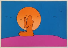 Swamiji, Psychedelic Art Screenprint by Peter Max