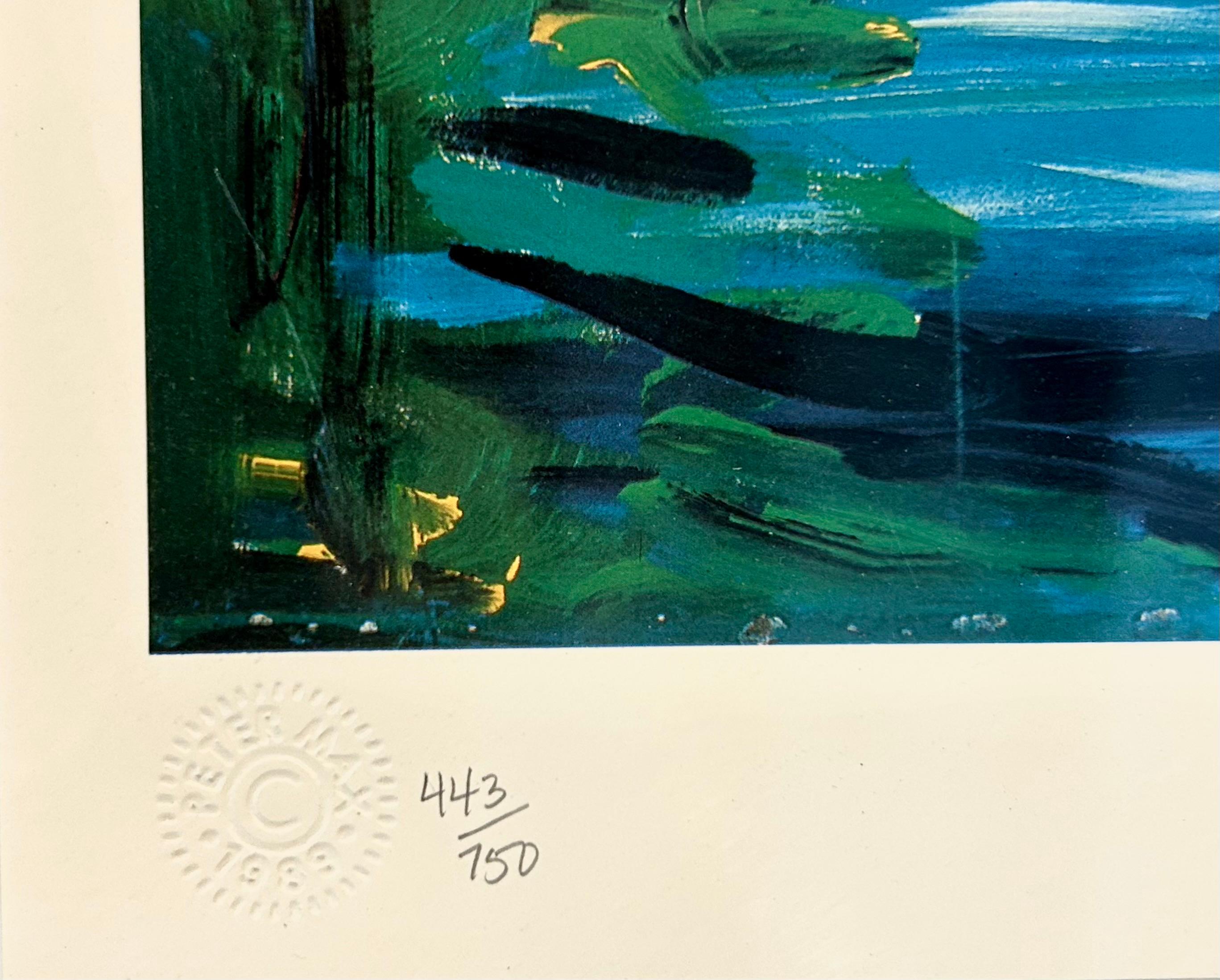 The Better World, Peter Max, hand signed limited edition WFUNA lithograph For Sale 3