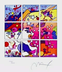 The Profile, Limited Edition Lithograph, Peter Max - SIGNED