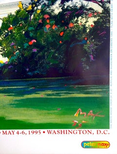 THE WHITE HOUSE FELLOWS Rare Art Poster, Washington DC, Pop Art Rainbow Colors