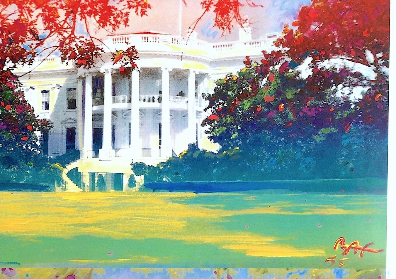 THE WHITE HOUSE FELLOWS Rare Art Poster, Washington DC, Pop Art Rainbow Colors For Sale 1