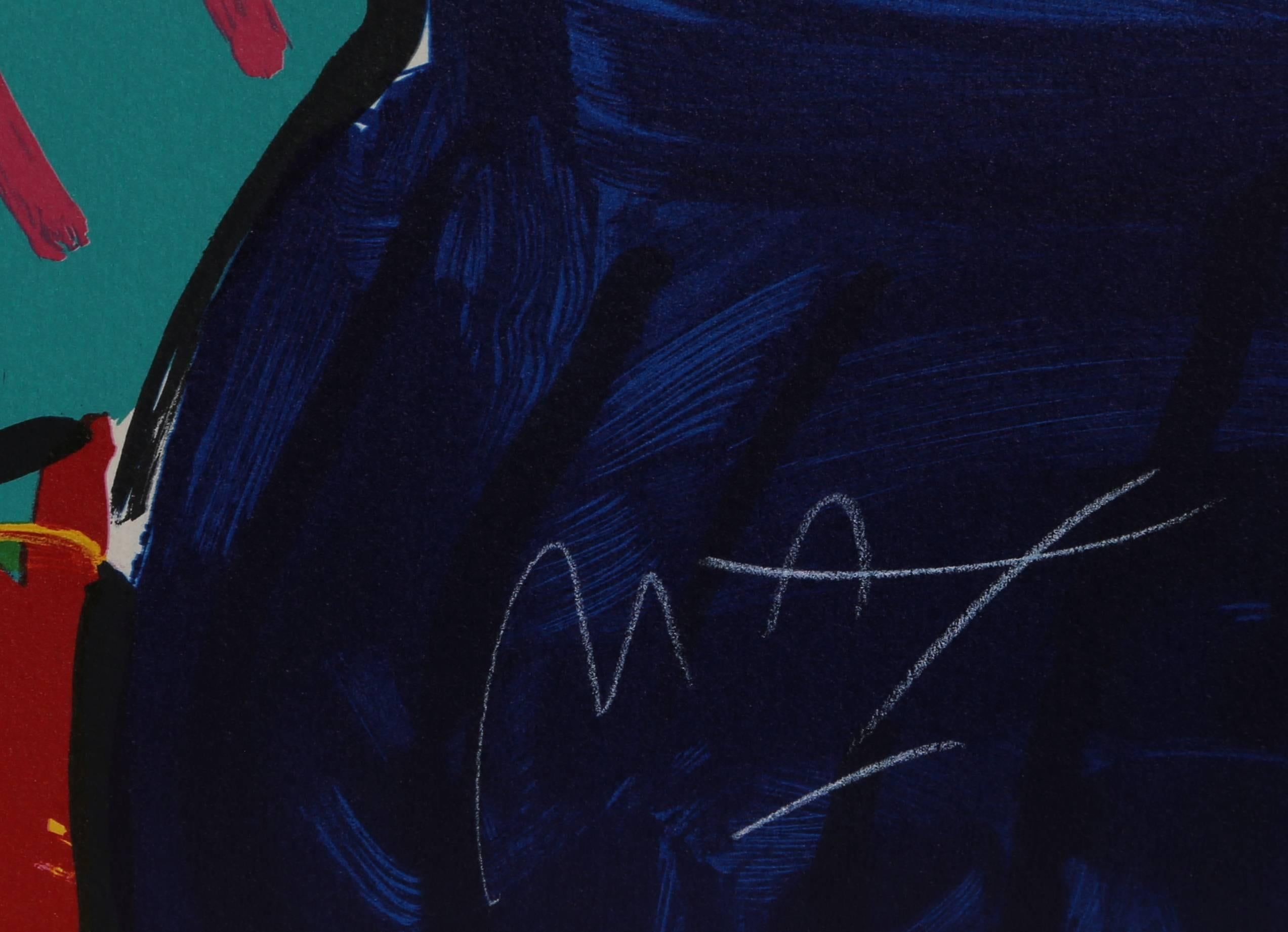L'homme de Dega, lithographie Pop Art de Peter Max en vente 1