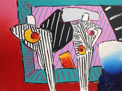 L'homme de Dega, lithographie Pop Art de Peter Max