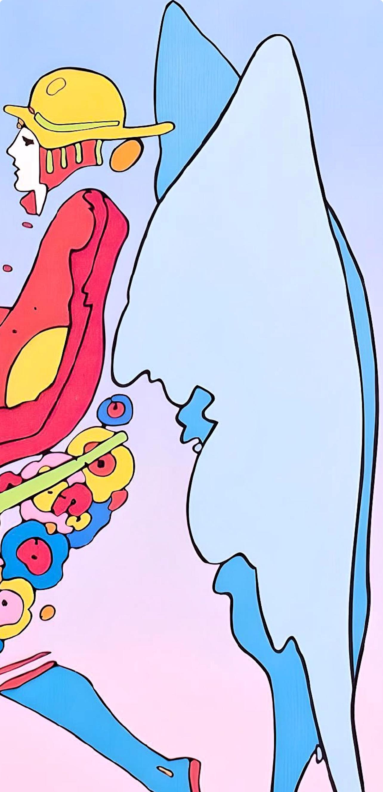 Tip Toe Floating on Blends II, Peter Max For Sale 4