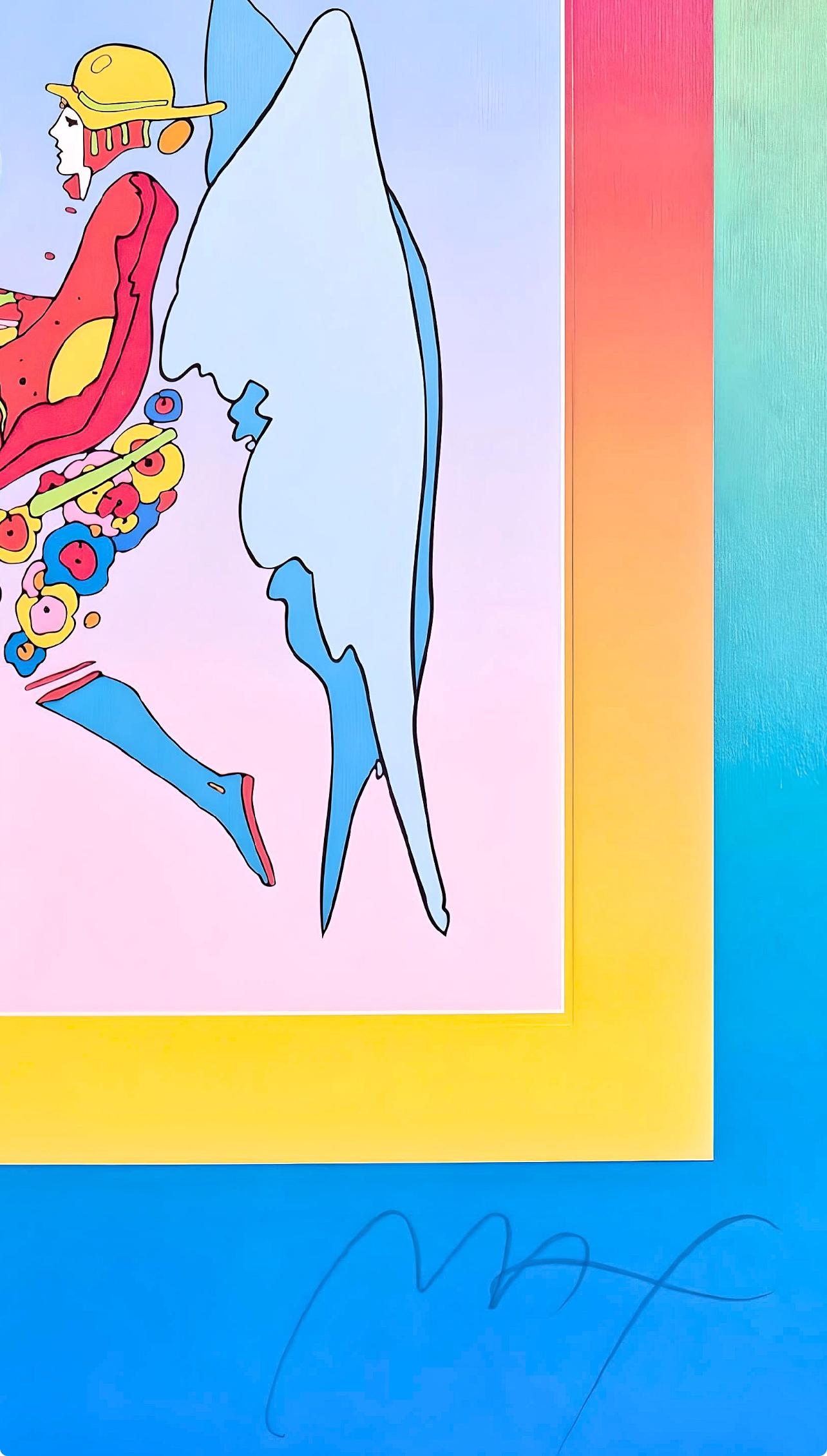 Tip Toe Floating on Blends II, Peter Max For Sale 6