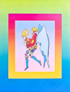 Tip Toe Floating on Blends II, Peter Max