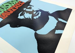 Toulouse Lautrec (Blue), large hand signed serigraph