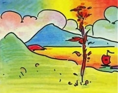 Tree with Sailboat, Peter Max