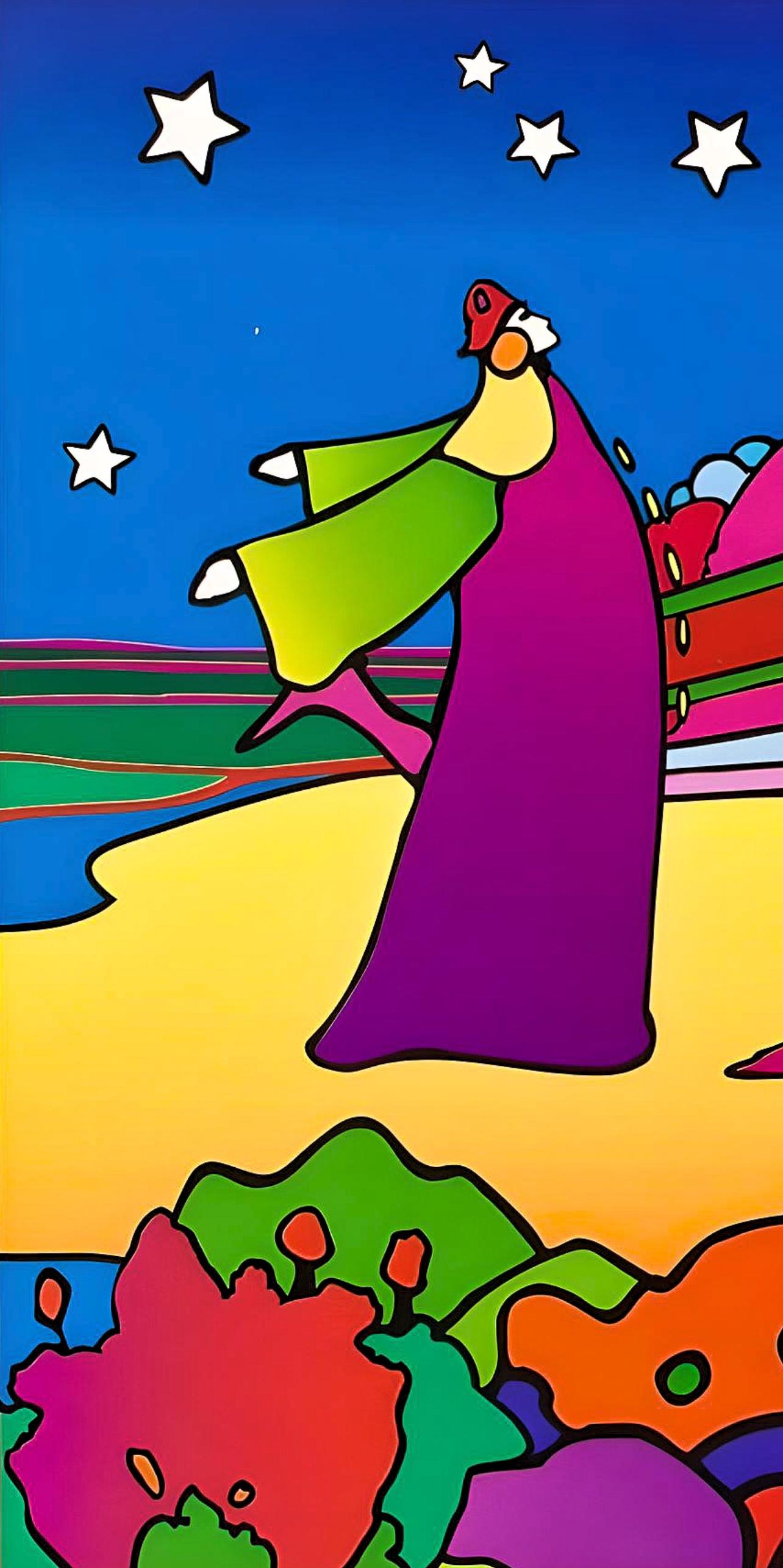 Two Cosmic Sages Ver. II, Peter Max For Sale 1