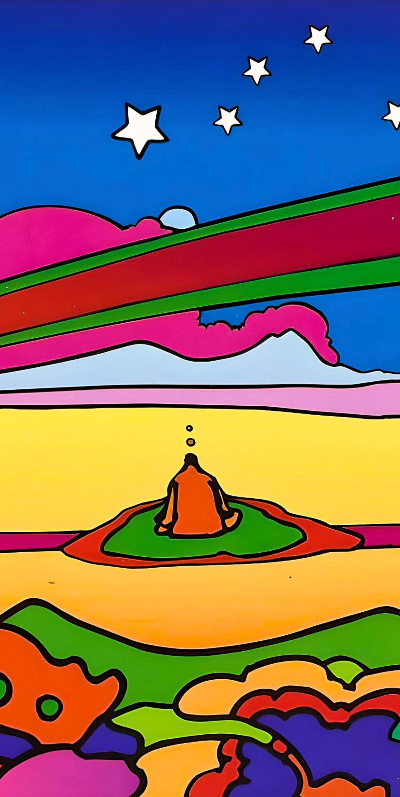 Two Cosmic Sages Ver. II, Peter Max For Sale 2