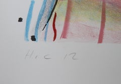 Deux flottants, lithographie Pop Art de Peter Max
