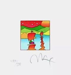 Deux voiliers avec des étoiles, Peter Max
