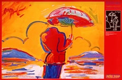 Umbrella Man At Sea, Peter Max