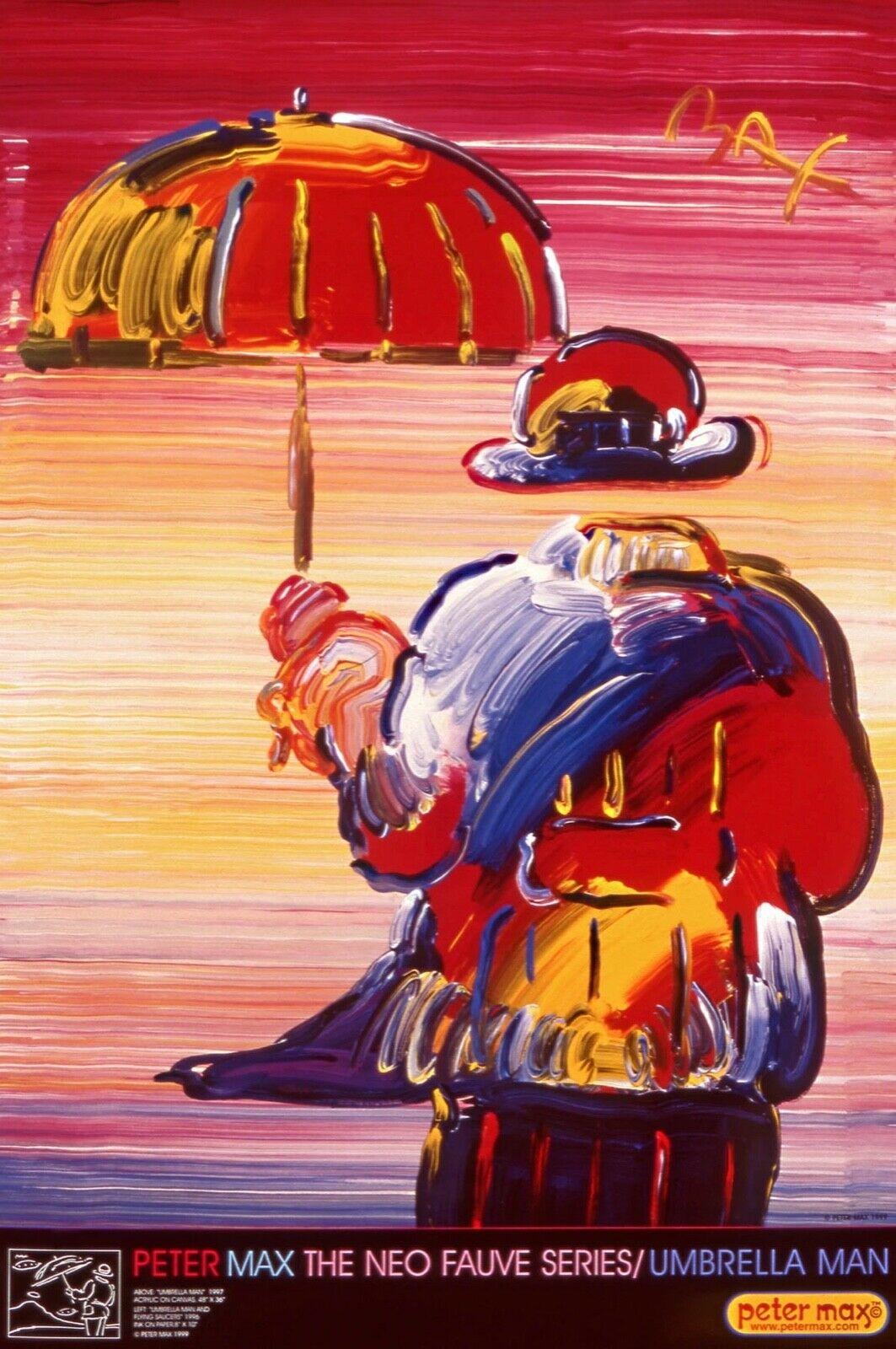 Umbrella Man, 1999 Offset Lithograph