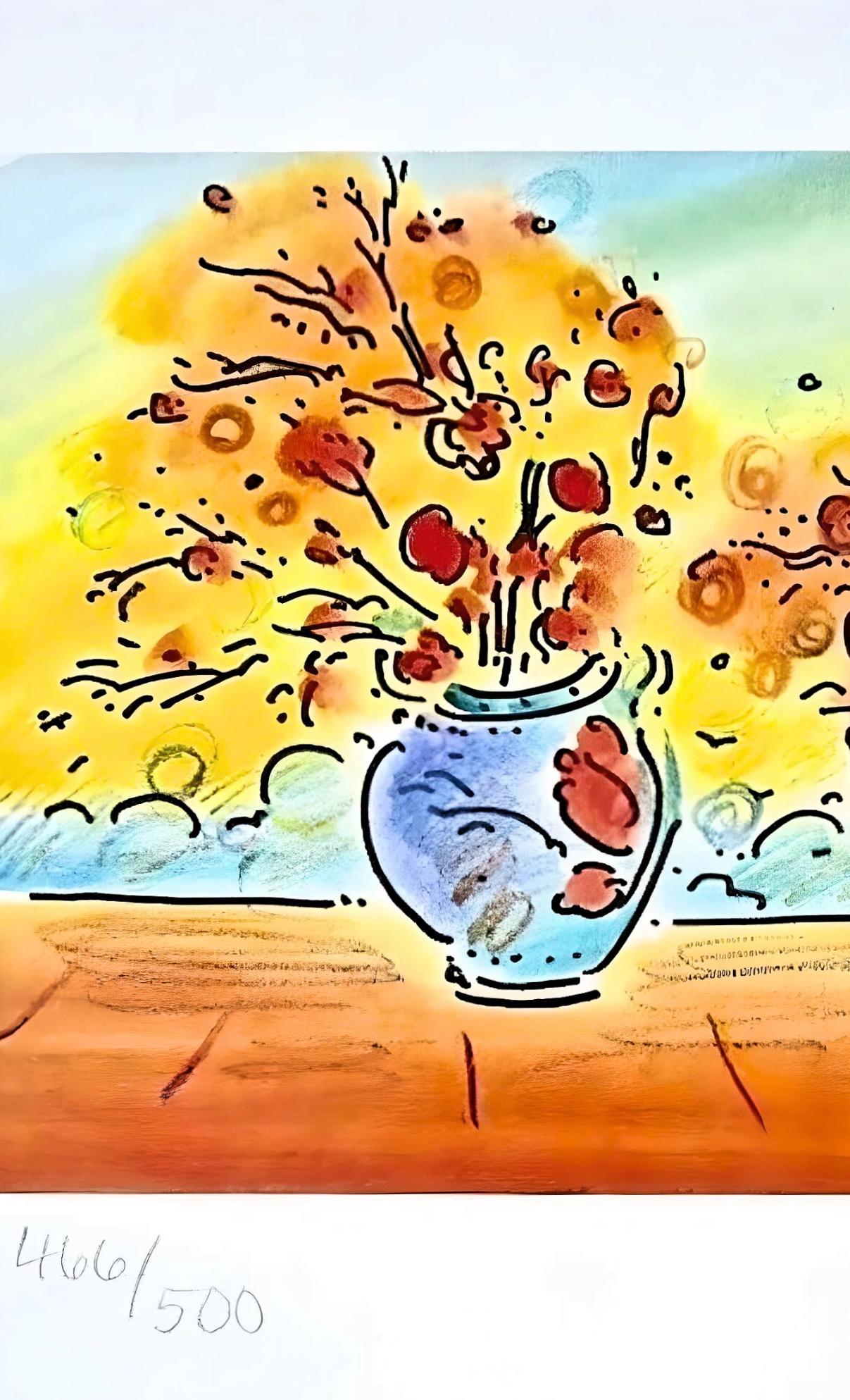 Vase with Tree II, Peter Max For Sale 3