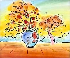 Vase avec arbre II, Peter Max