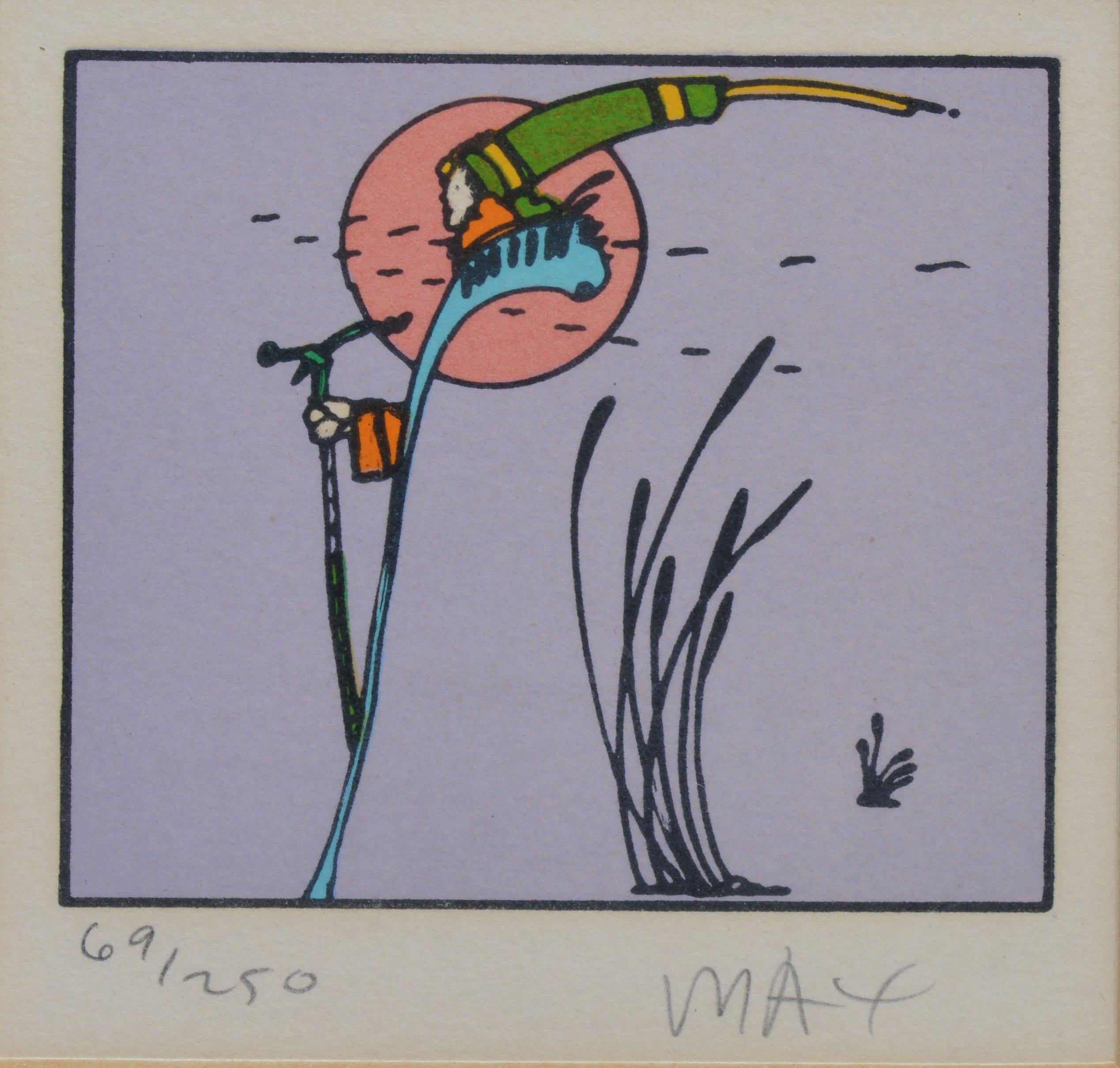 Vintage Peter Max Pop Art Lithograph 2