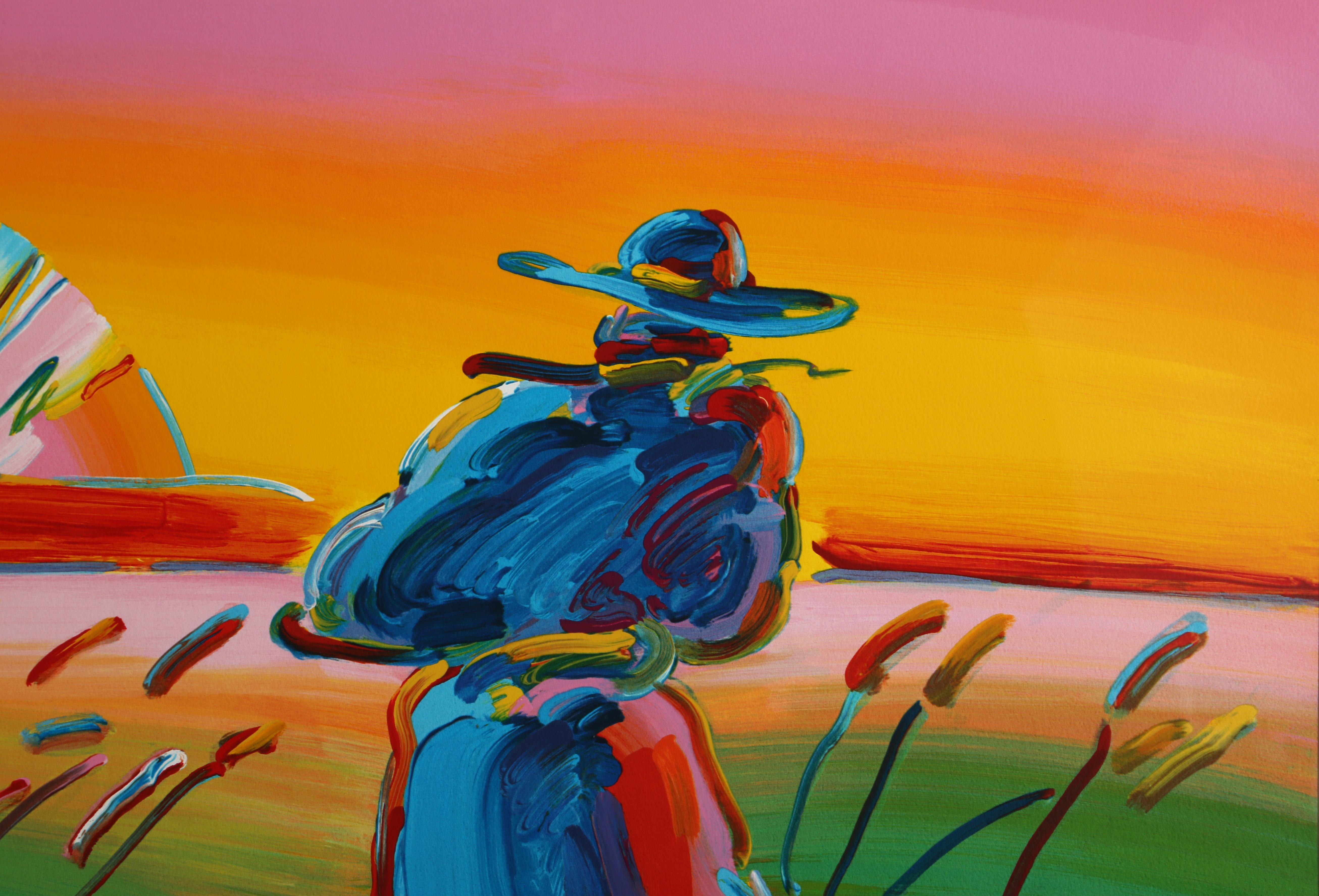 Walking in the Reeds - Print by Peter Max