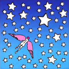 Winged Flyer In Space, Peter Max