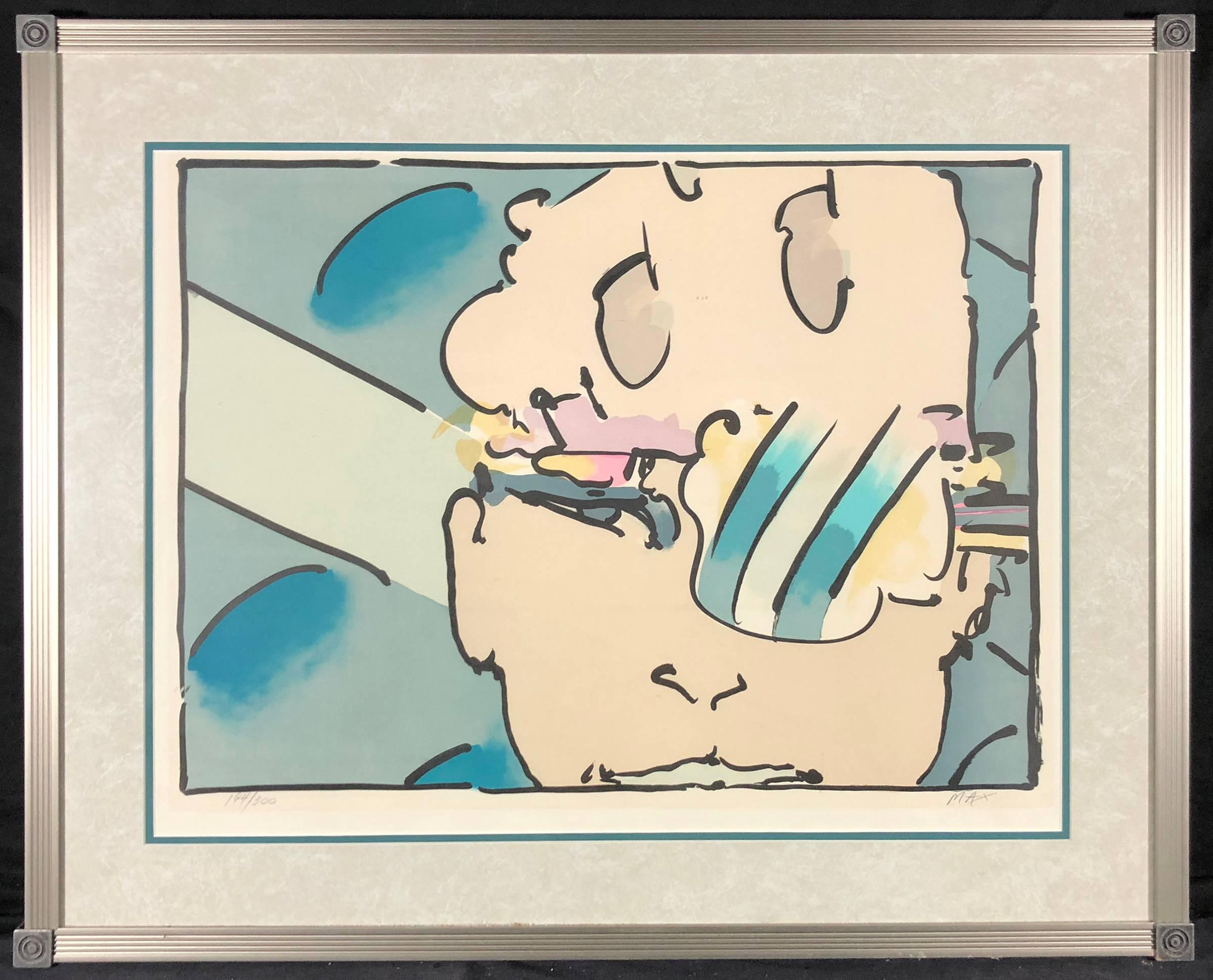 Zero Horizontal (Zero I) – Print von Peter Max