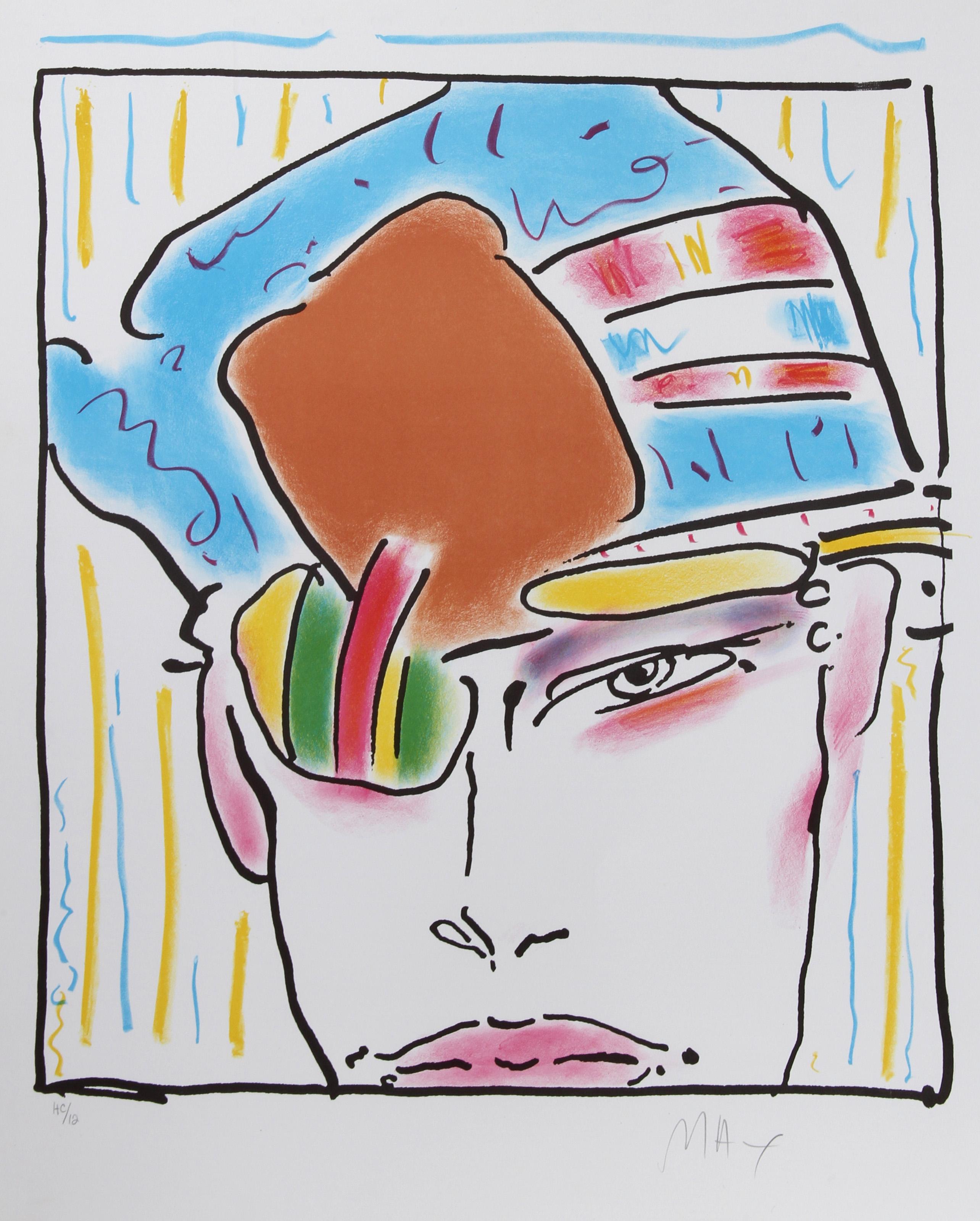 Zero's Friend, Pop Art Lithograph by Peter Max