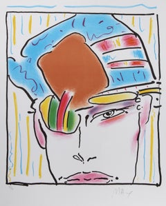 Zero's Friend, Pop Art Lithograph by Peter Max