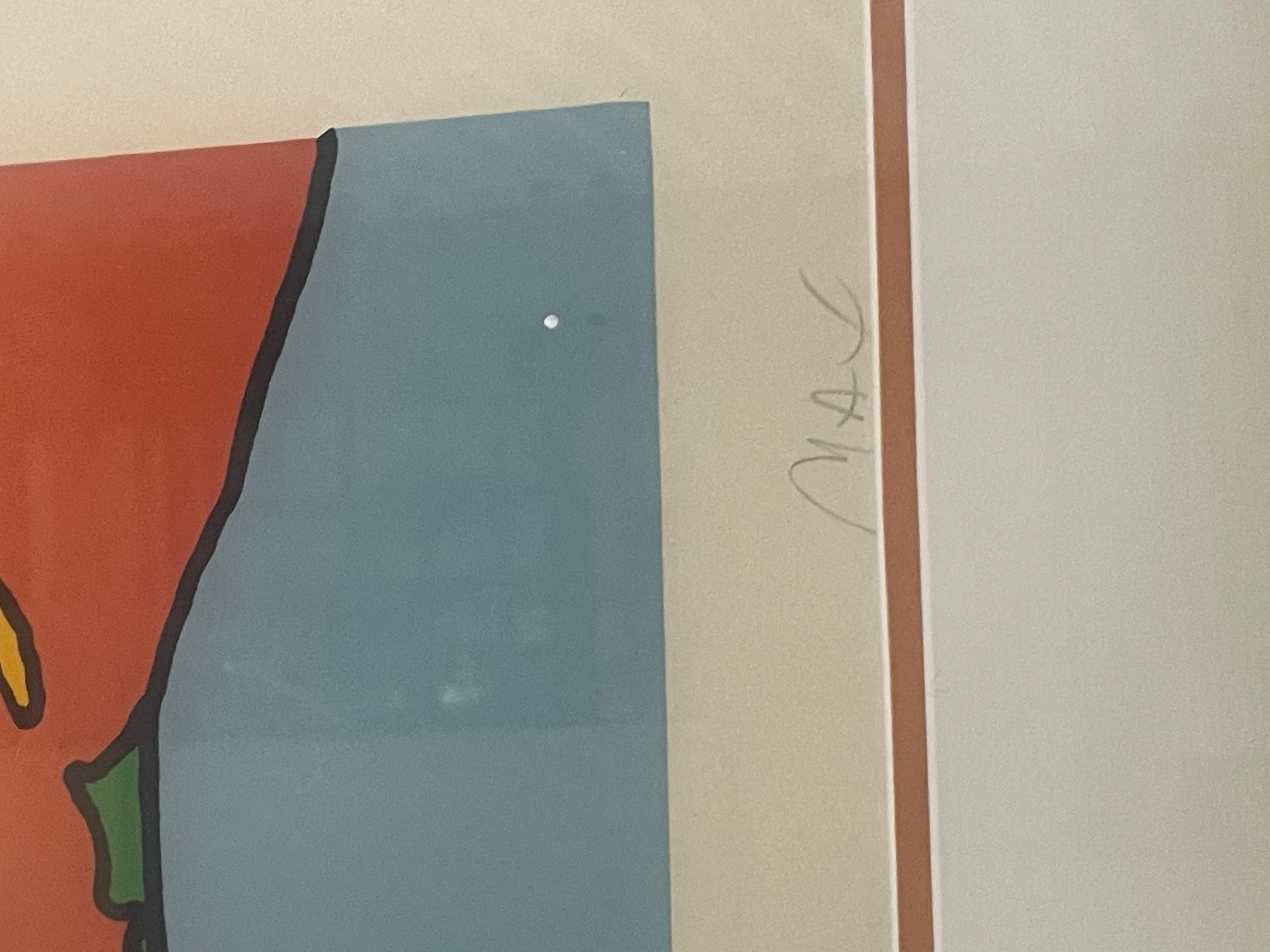 peter max lithograph signed