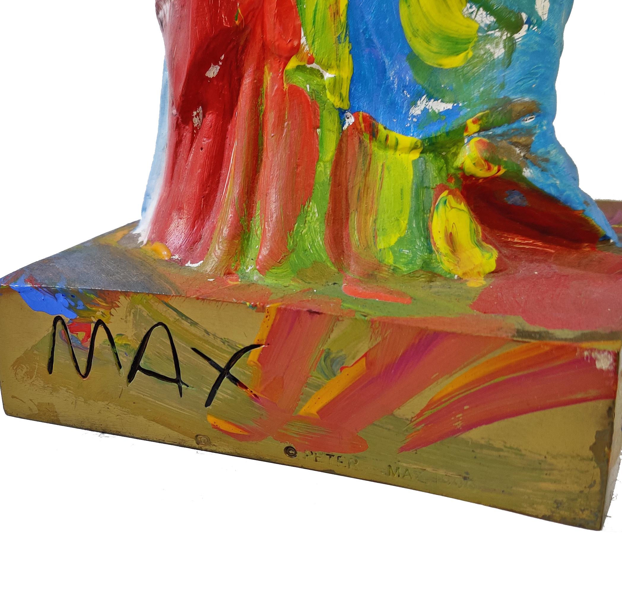 peter max sculpture for sale