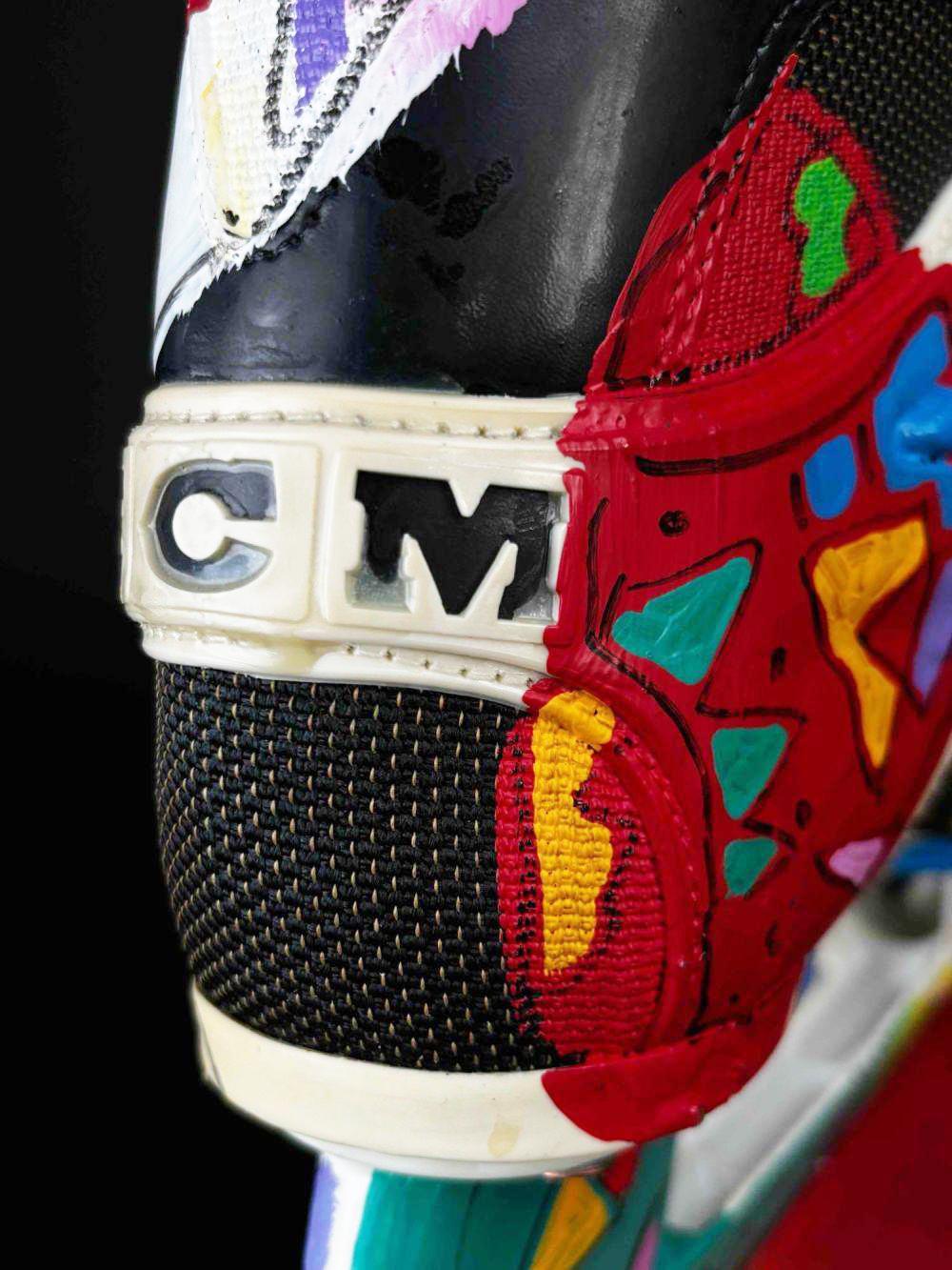 Peter Max, Untitled (Hockey Skate), 1996 original UNIQUE sculpture 10