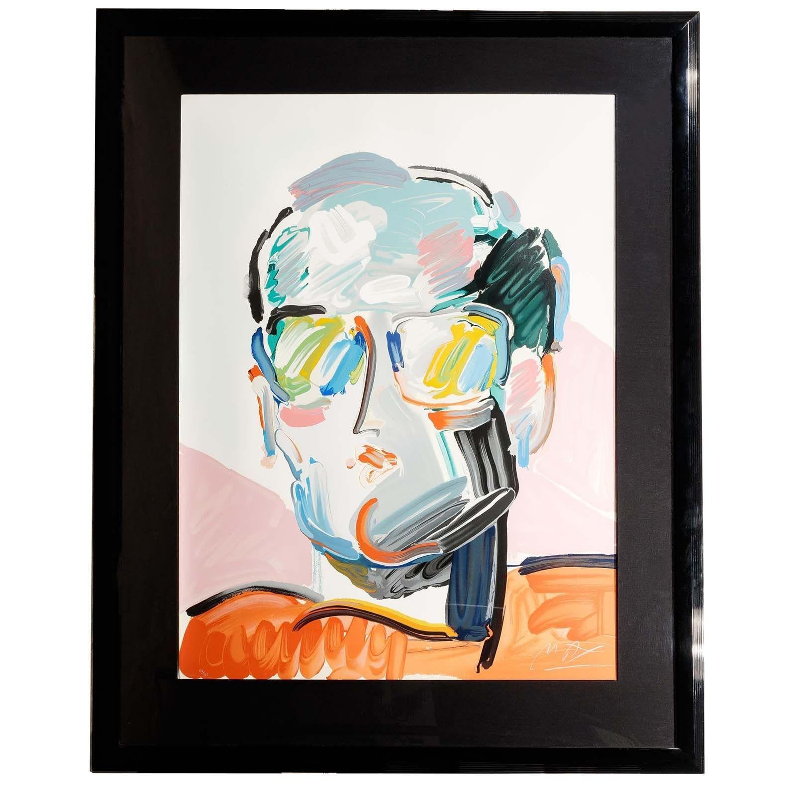 Collezione di serigrafie firmate da Peter Max - Incorniciate con COA (set di 3) in vendita 7