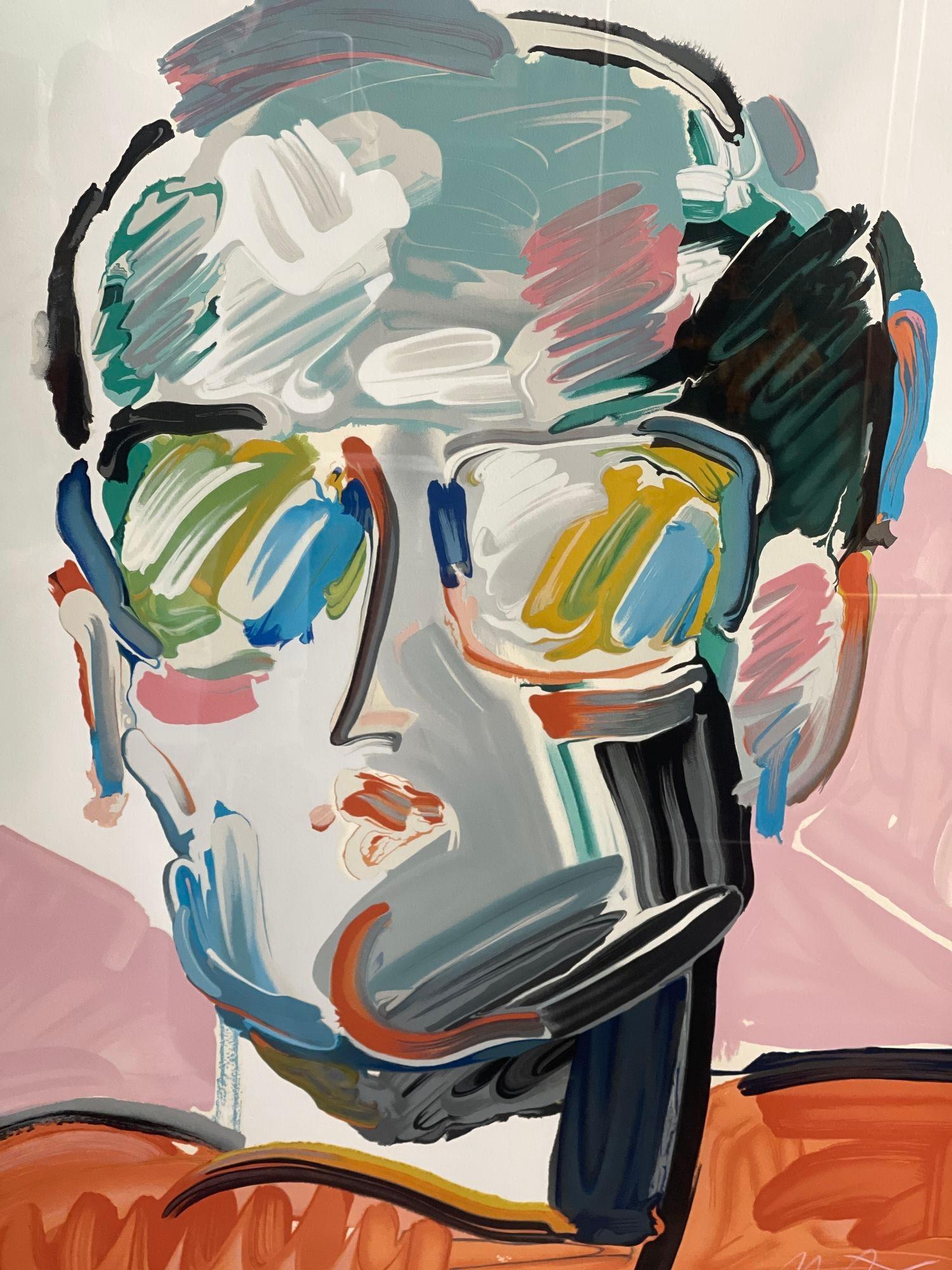 Collezione di serigrafie firmate da Peter Max - Incorniciate con COA (set di 3) in vendita 8