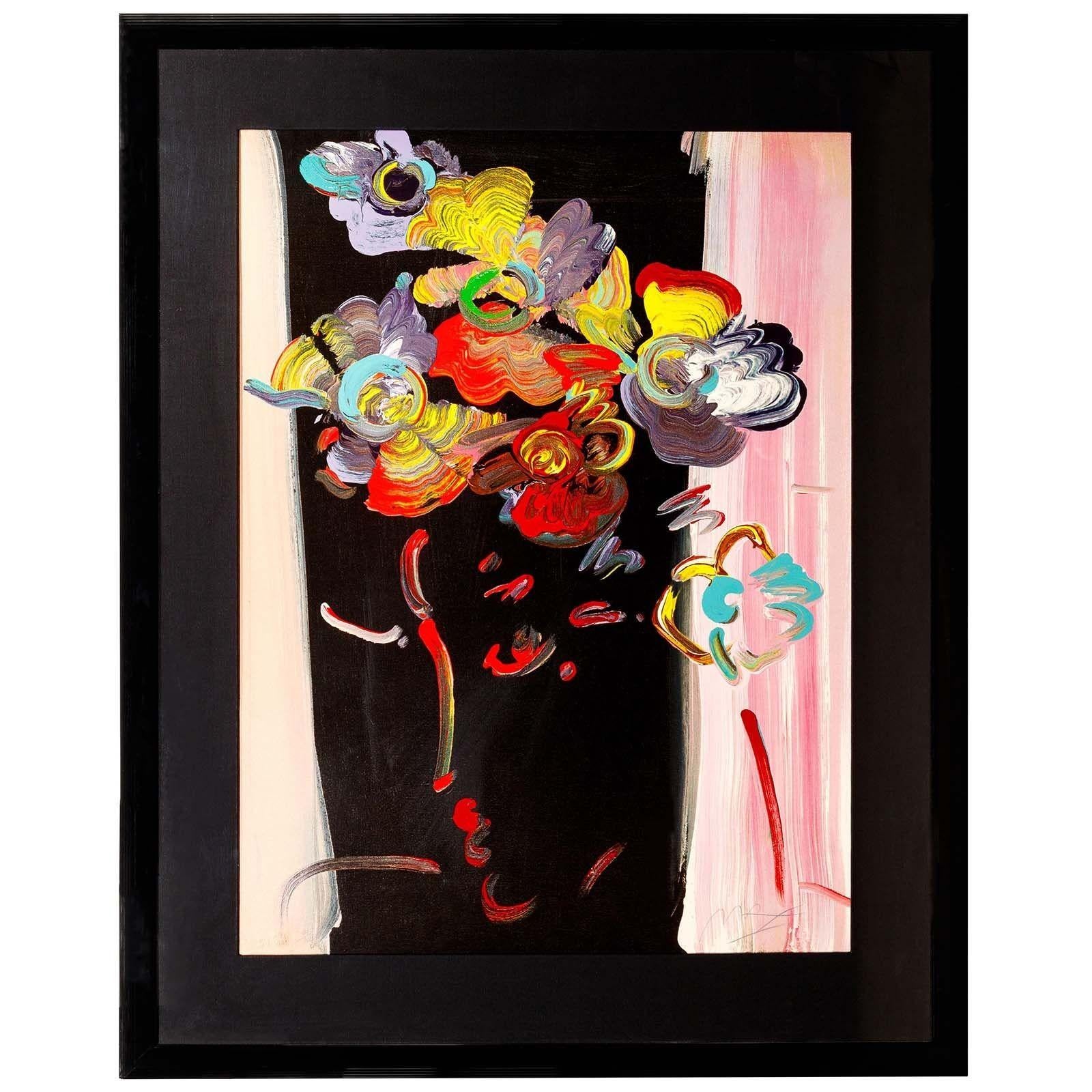Americano Collezione di serigrafie firmate da Peter Max - Incorniciate con COA (set di 3) in vendita