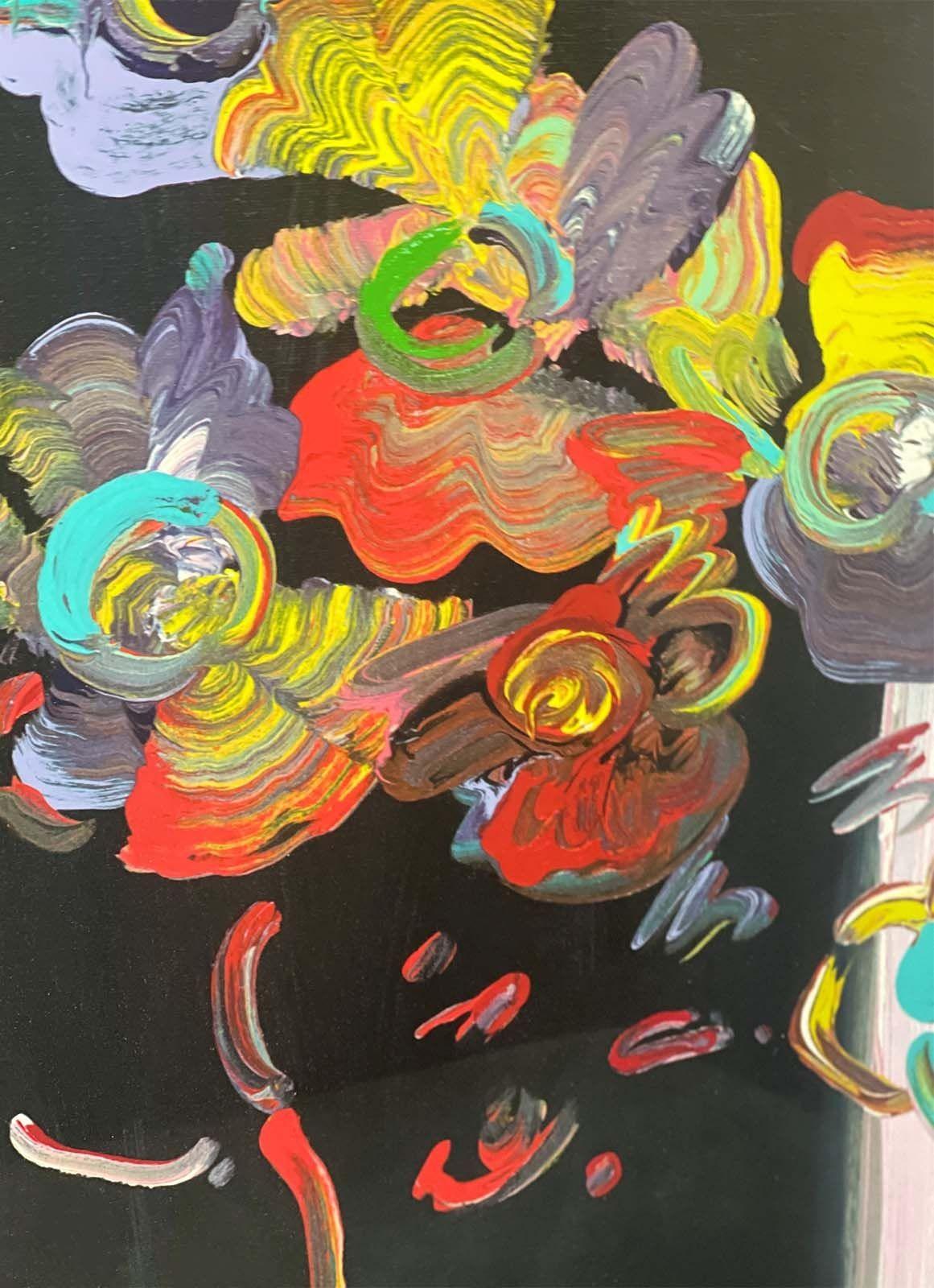 XX secolo Collezione di serigrafie firmate da Peter Max - Incorniciate con COA (set di 3) in vendita