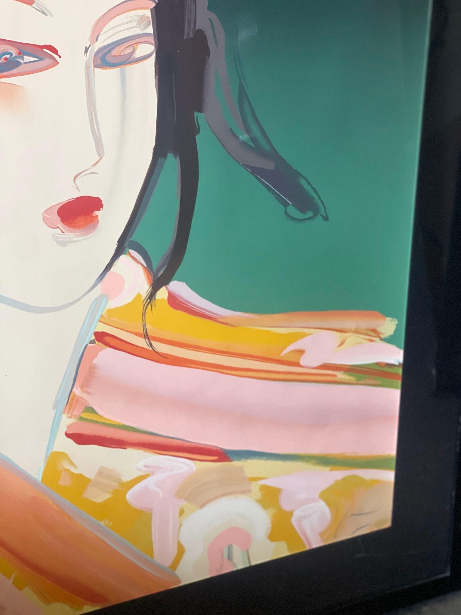 Collezione di serigrafie firmate da Peter Max - Incorniciate con COA (set di 3) in vendita 3