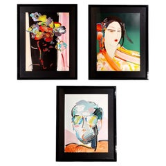 Peter Max Signed Serigraph Collection – Framed with COA (Set of 3)