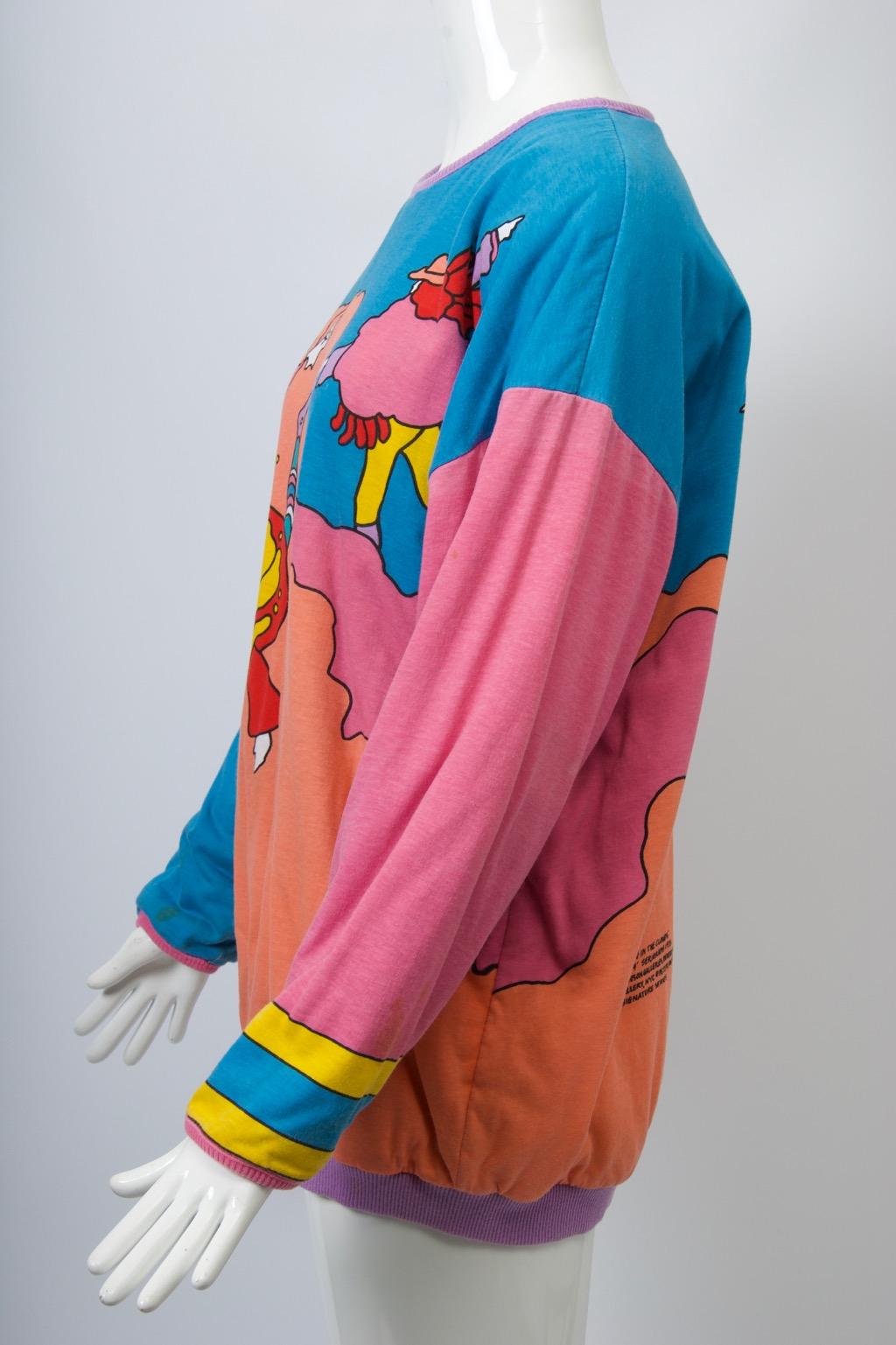 Peter Max Sweatshirt In Good Condition In Alford, MA