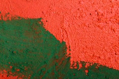 Cane (verde su rosso), pittura Pop Art Graffiti