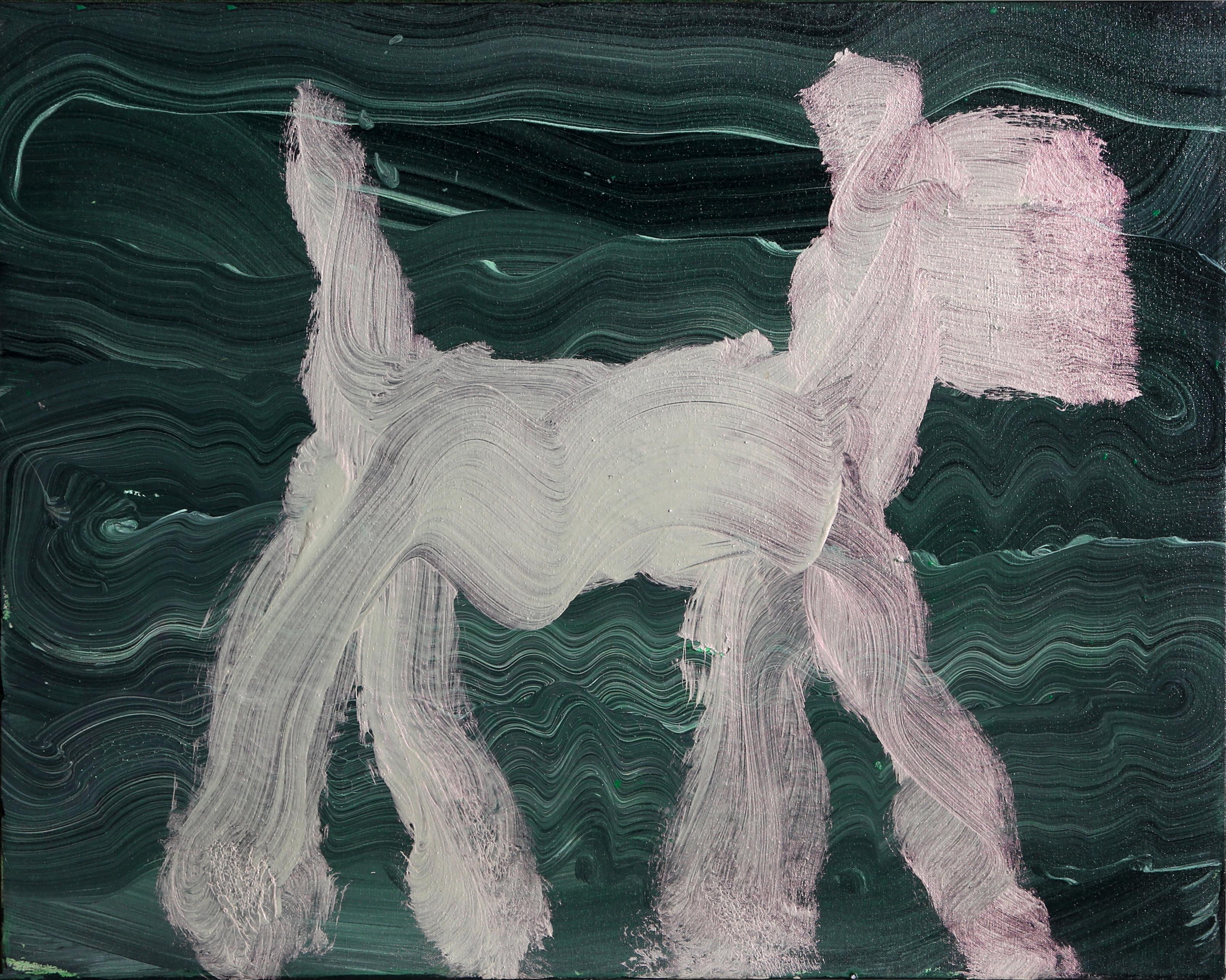 Artistics : Peter Mayer, Américain (1954 -  )
Titre : Peinture de chien
Année : vers 1990
Médium : Acrylique sur toile
Taille : 24 in. x 30 in. (60.96 cm x 76.2 cm)