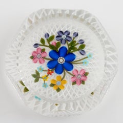 Peter McDougall Paperweight Lampwork Bouquet