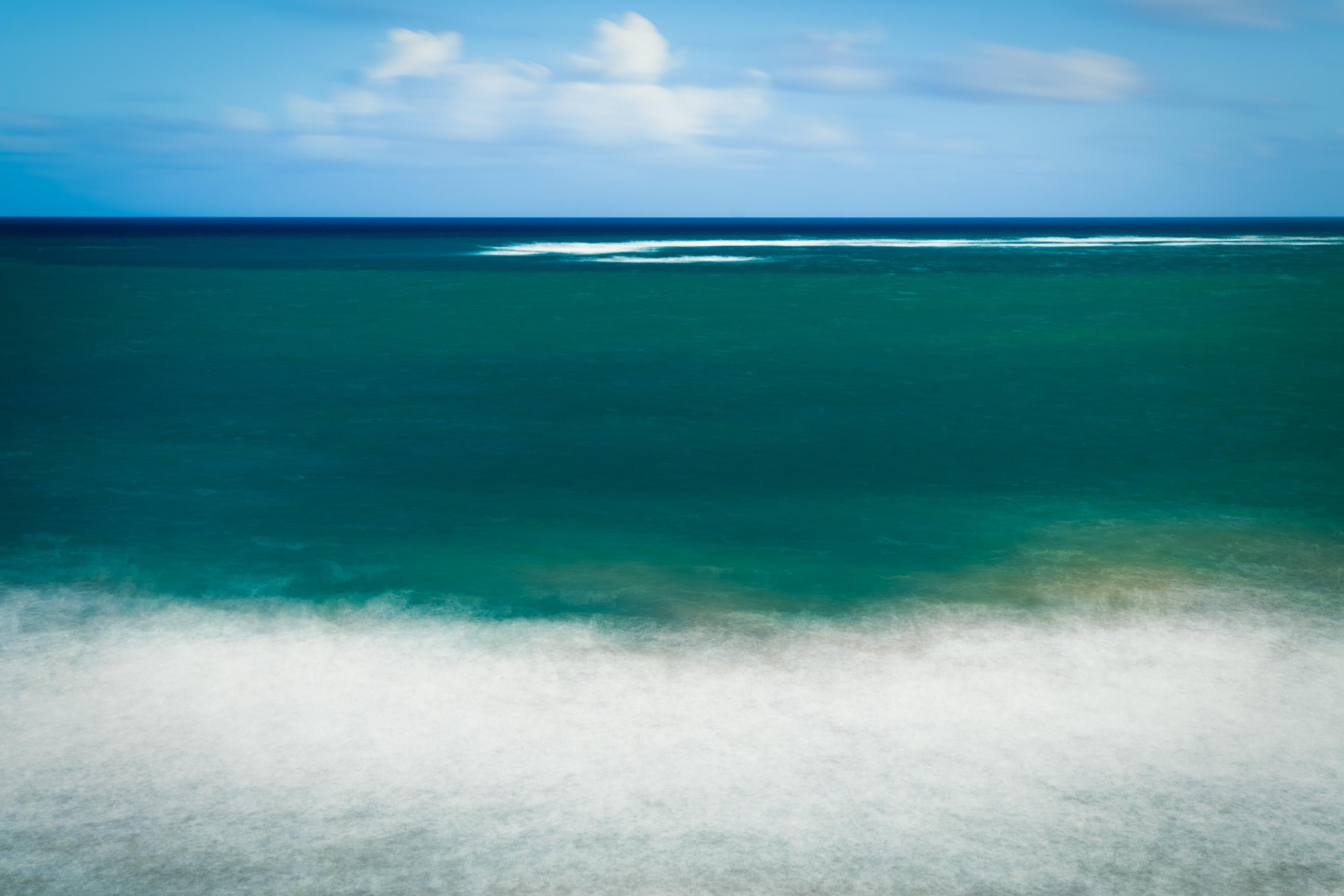 Peter Mendelson Landscape Photograph - "Condado Surf, " Contemporary Coastal Photograph, 20" x 30"