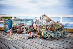 "Mangled Lobster Traps," Contemporary Coastal Photograph, 24" x 36"