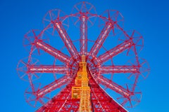 "Parachute Jump, " Colorful Contemporary Photograph, 30" x 45"